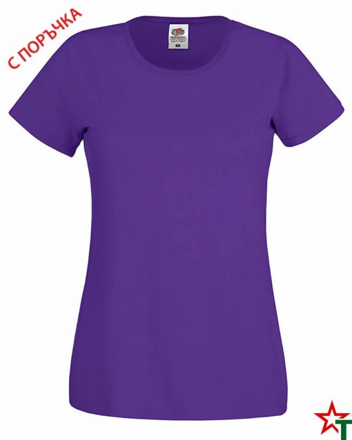 Purple Дамска тениска Cotton light