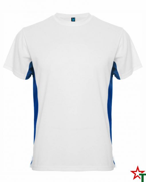 Royal Blue White Мъжка тениска Travis