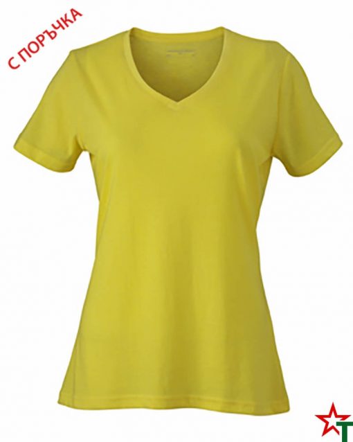 Yellow Melange Дамска тениска Alexis