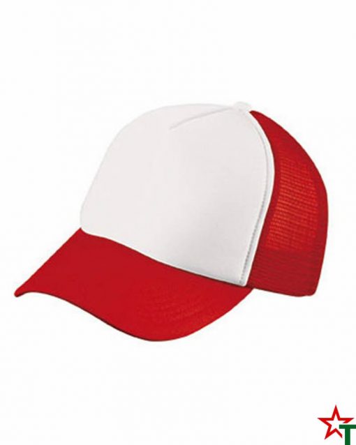 White-Red Детска шапка Poly