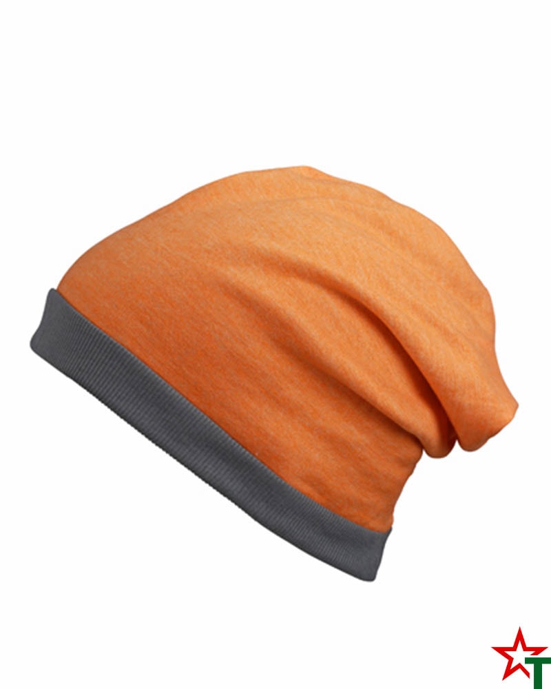 Orange-Melange-Grey Лятна шапка Rops