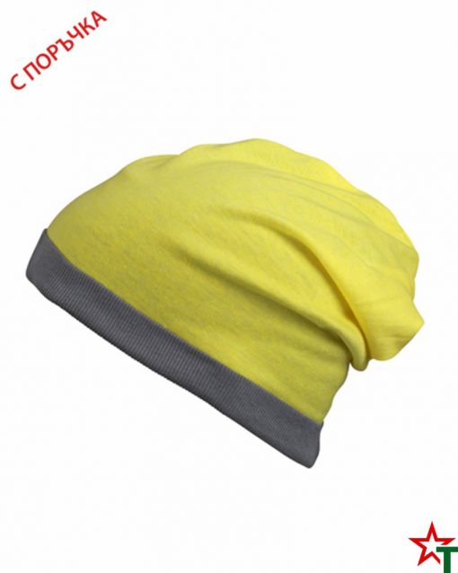 Yellow-Melange-Grey Лятна шапка Rops