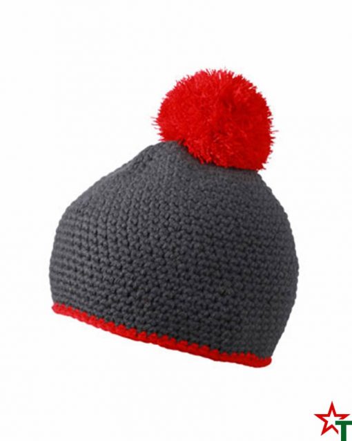 Red Зимна шапка Pompon