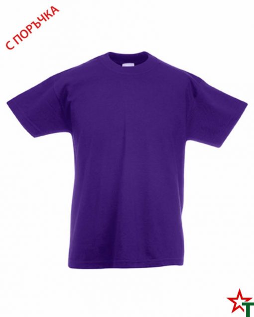 Purple Детска тениска Minimal