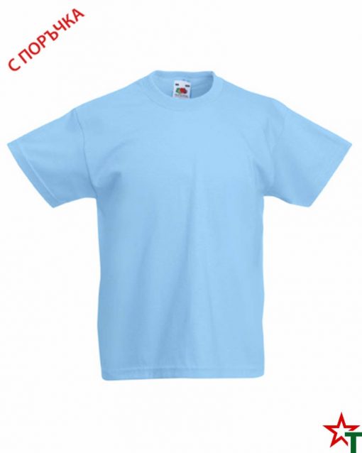 Sky Blue Детска тениска Minimal