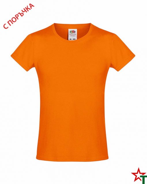 Orange Детска тениска за момиче Sofi Soft
