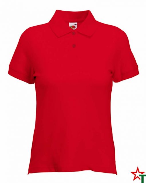 Red Дамска риза Polo Cotton Mix Lycra