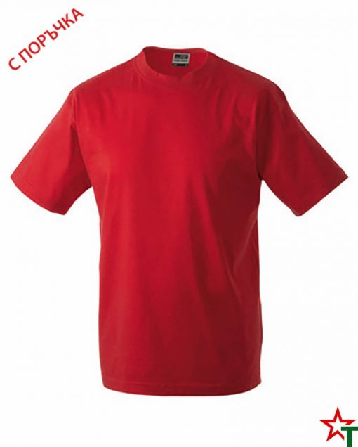 Red Тениска Oval Medium