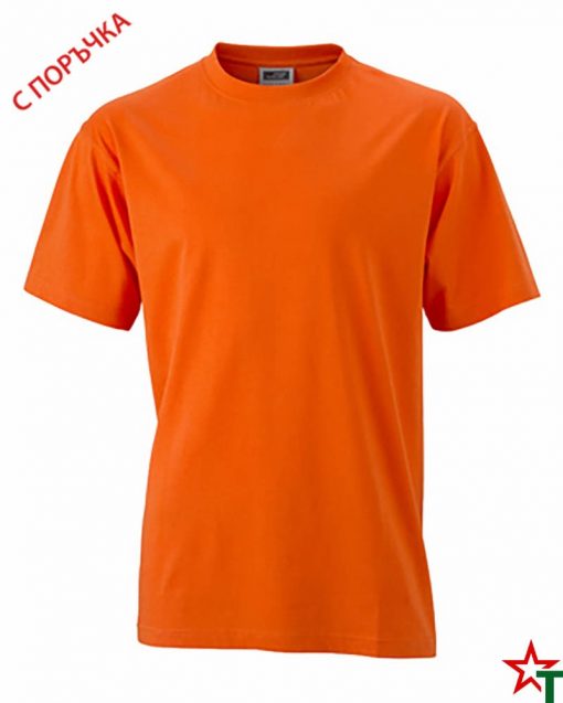 Orange Тениска Oval Medium
