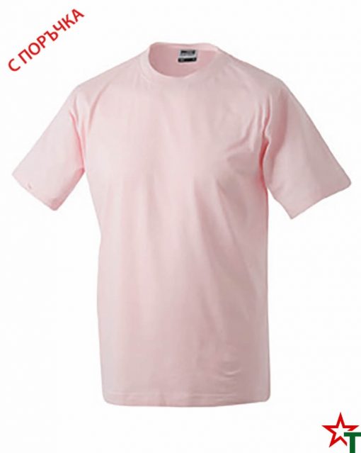 Light Pink Тениска Oval Medium