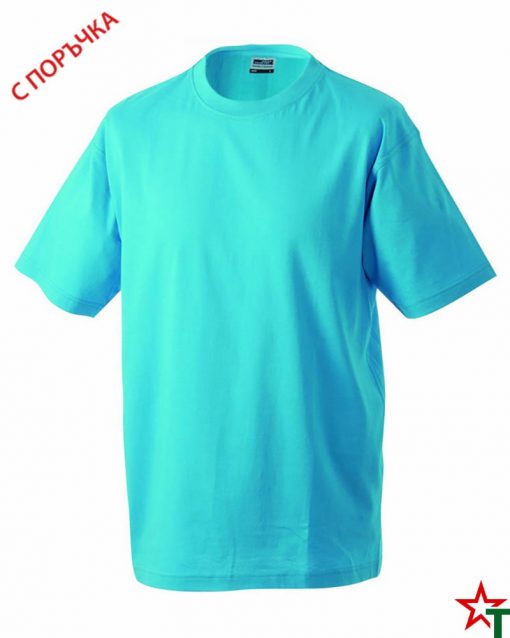 Azure Blue Тениска Oval Medium