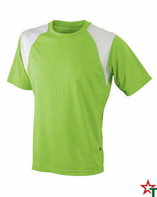 Lime-White Мъжка спортна тениска Run