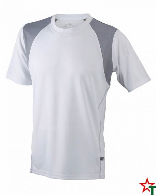 Silver-White Мъжка спортна тениска Run