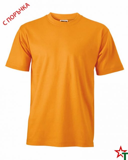 Light Orange Унисекс тениска Base