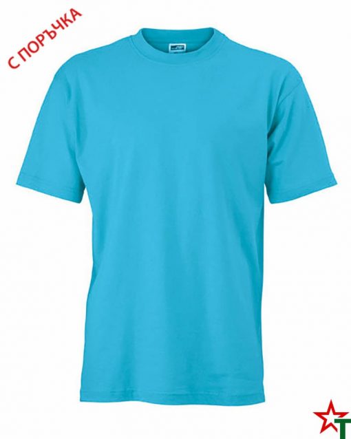 Azure Blue Унисекс тениска Base