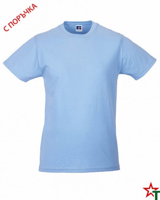Sky Blue Мъжка тениска Apolo Slim
