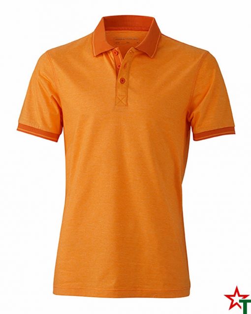 Оранжев меланж Мъжка риза Polo Heather