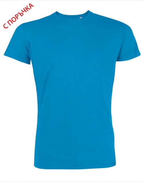 Azure Blue Мъжка тениска Stanley Leads Fit