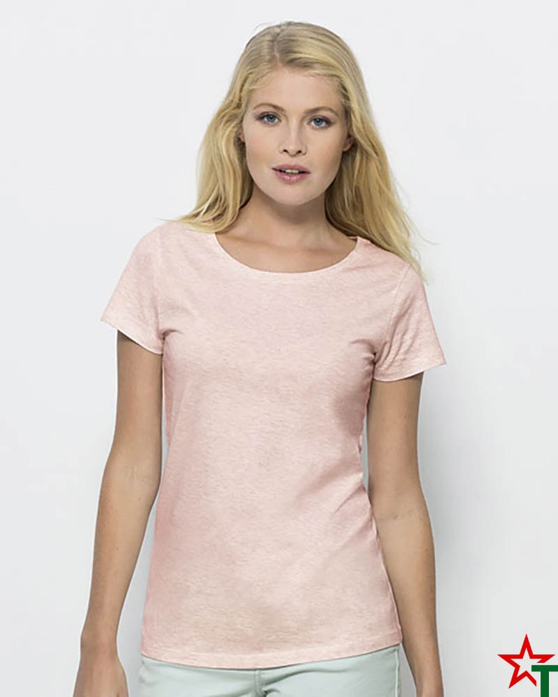 Cream Heather Grey Pink Дамска тениска Stella Wants Essential
