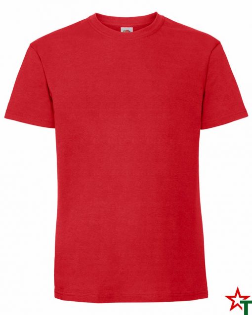 BG586 Red Мъжка тениска Ringspun Pre T