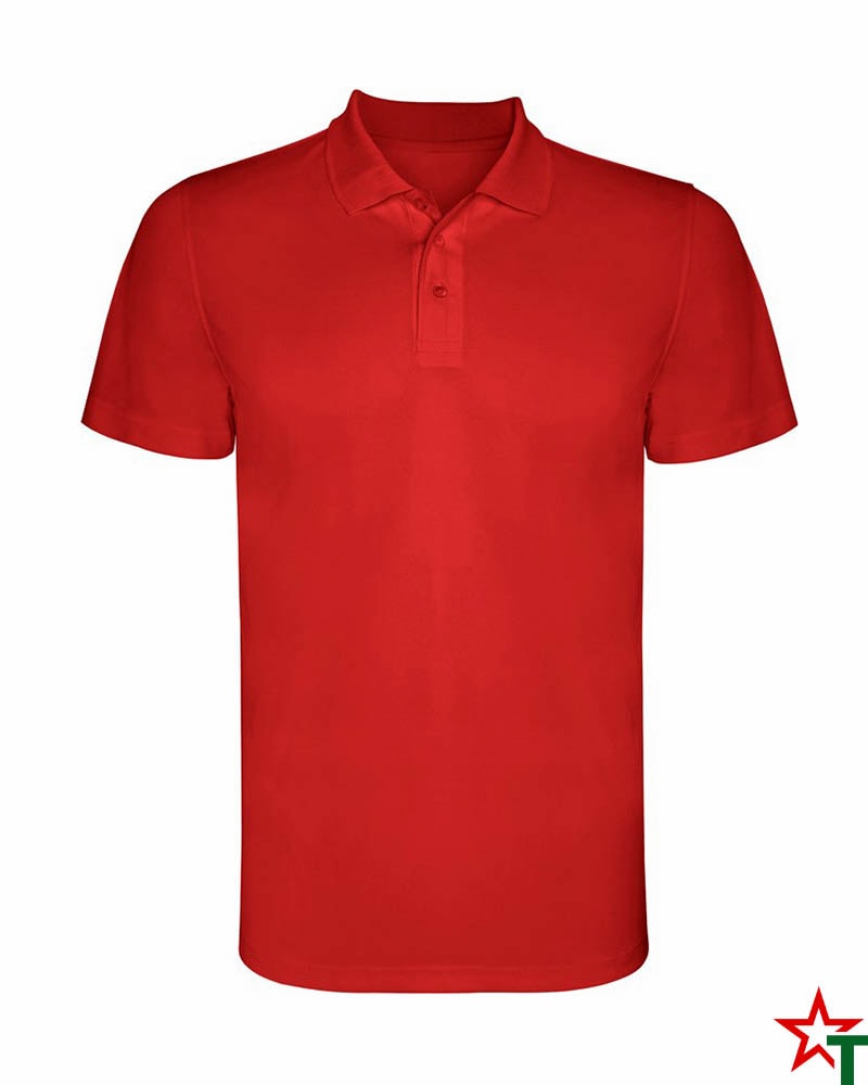 BG580 Red Детска спортна риза Monsa Polyester