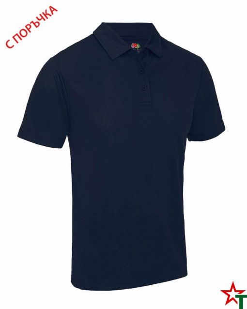 BG871 Deep Navy Мъжка риза Performans Polo Polyester