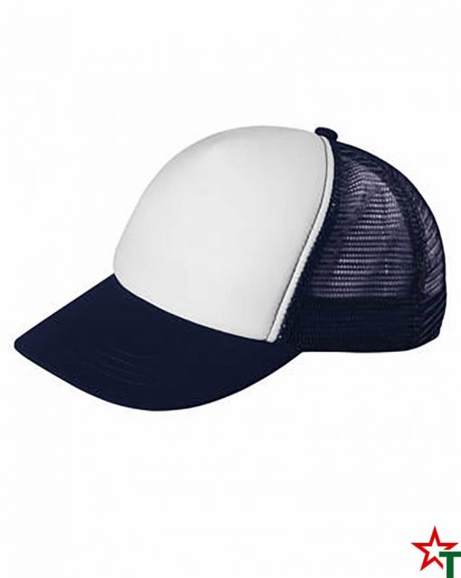 BG1189 White - Deepnavy Пет панелна шапка Kanas