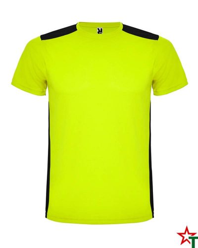 1480 Yellow Neon - Black Спортна тениска Datrois