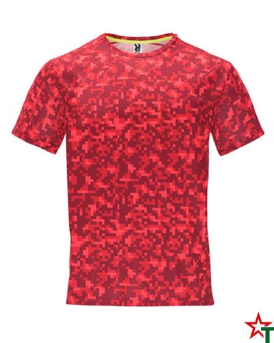 1801 Print Rojo Мъжка тениска Assan