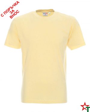 170 Light Yellow 23 Мъжка тениска Man Promo Heavy