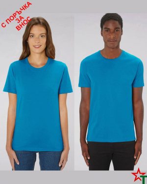 1876 Azure Blue Унисекс тениска Creates