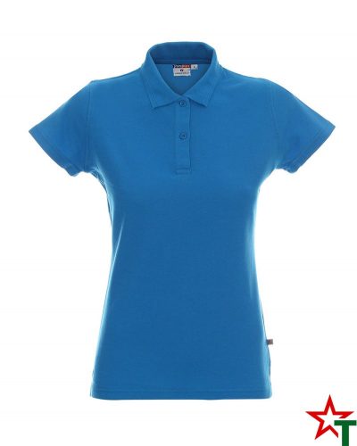 BG200 Azure Blue 44 Дамска тениска Lady Polo Cotton
