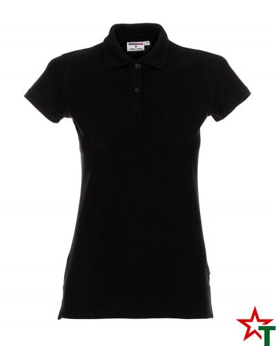 BG200 Black 26 Дамска тениска Lady Polo Cotton