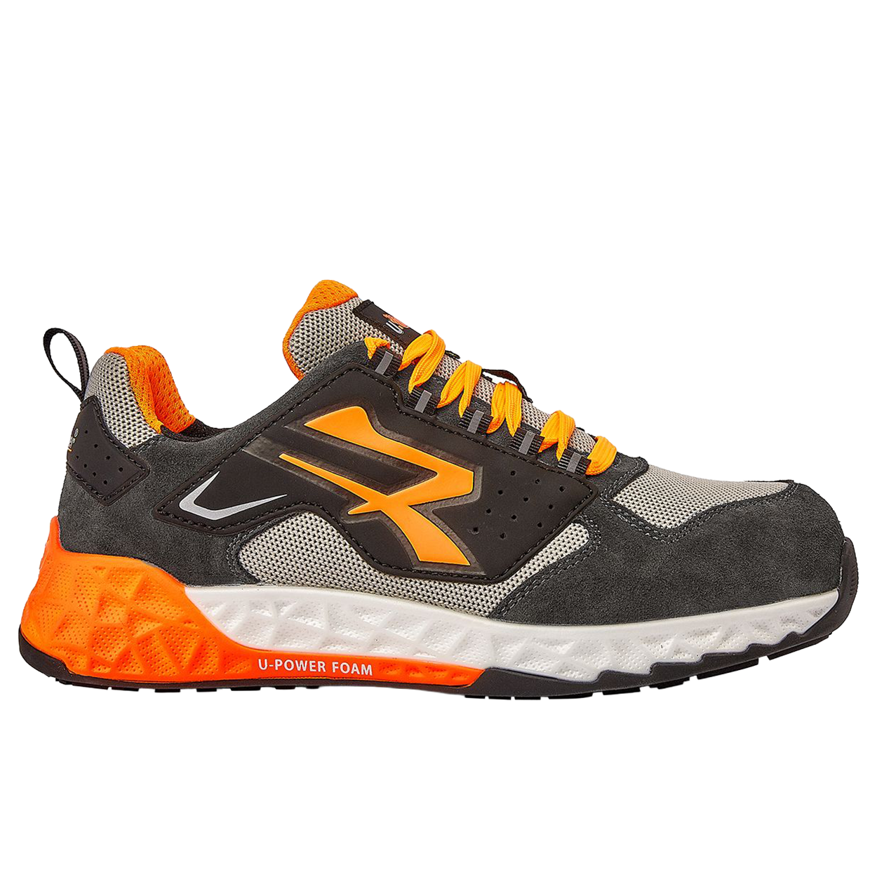 Работни обувки U-POWER JAIME ESD S1PS HI HRO FO SR DARK GREY/ORANGE