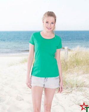 Дамска тениска Ringspun Pre T Lady-Fit - Image 17