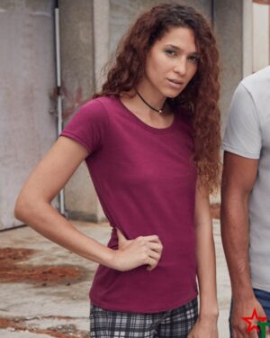 Дамска тениска Ringspun Pre T Lady-Fit - Image 20