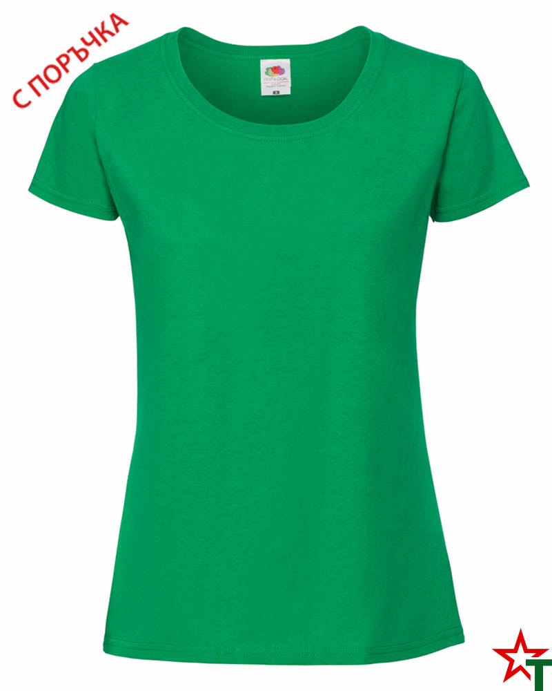 Дамска тениска Ringspun Pre T Lady-Fit - Image 10