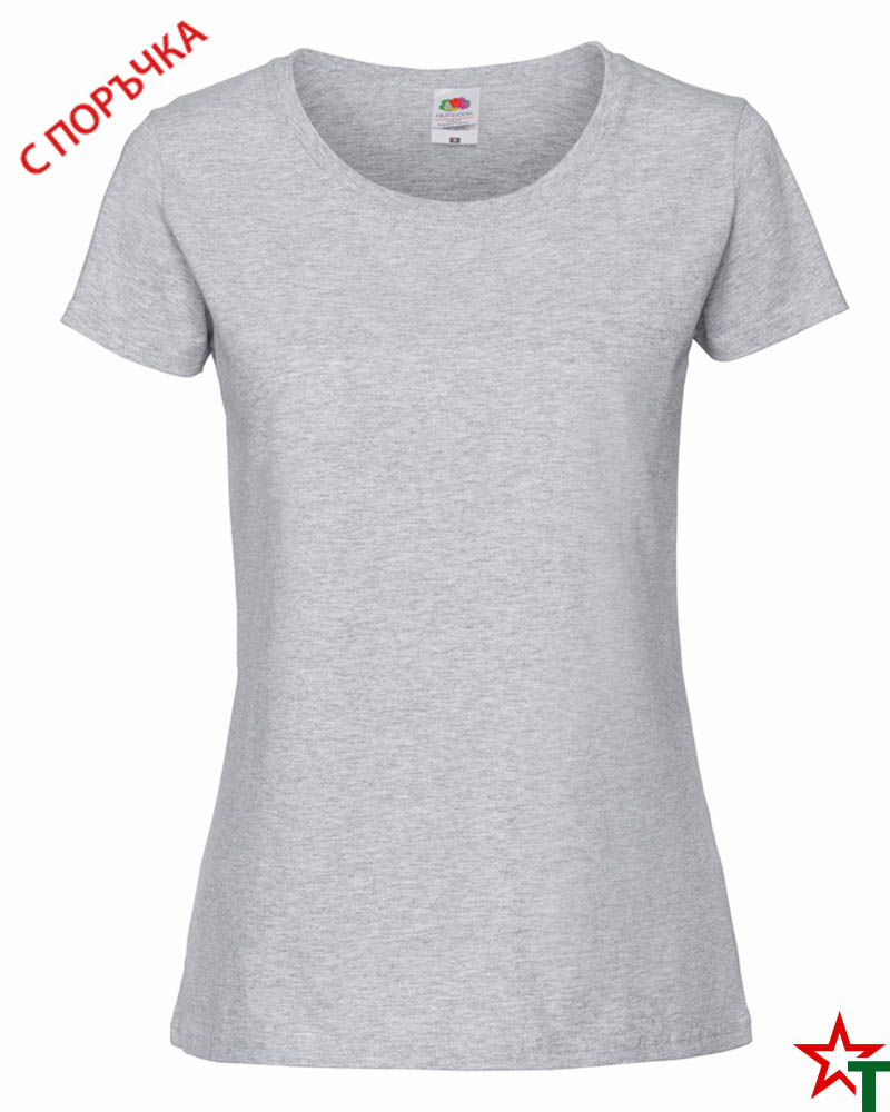 Дамска тениска Ringspun Pre T Lady-Fit - Image 8