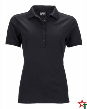 Alternative view of Дамскa риза Elastic Polo Pique
