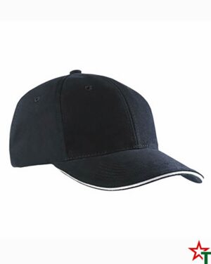 Alternative view of Шест панелна шапка Sandwich Cap