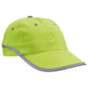 Шапка с козирка TAHR HV GREEN - uni / сигнално зелен