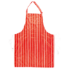 Престилка с нагръдник CHEFS S849 RED - uni / червен