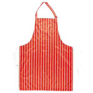 Престилка с нагръдник CHEFS S849 RED - uni / червен