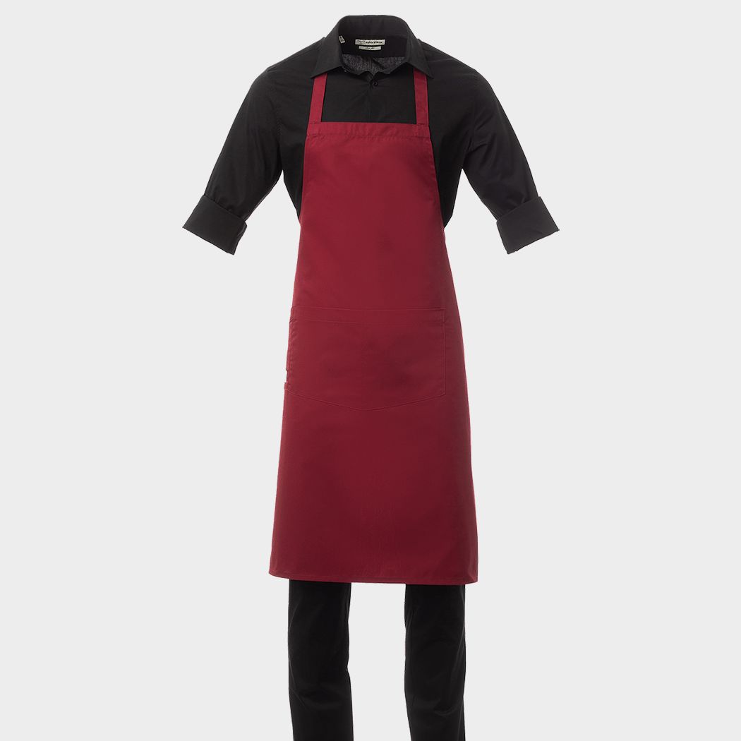 Престилка с нагръдник PAYPER BOUTIQUE BORDEAUX - бордо