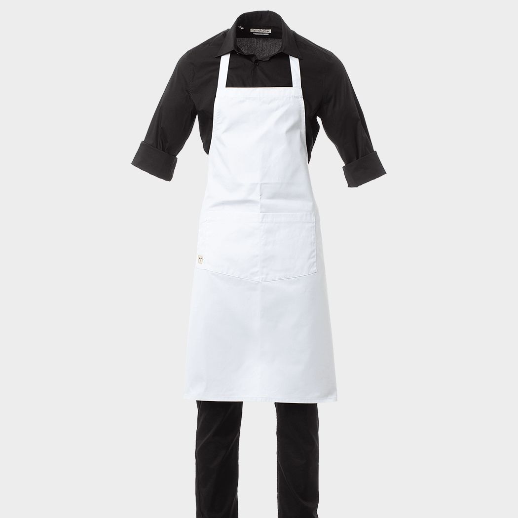 Престилка с нагръдник PAYPER BOUTIQUE WHITE - бял
