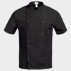 Туника за готвачи с къс ръкав NAPOLI 2.0 BLACK
