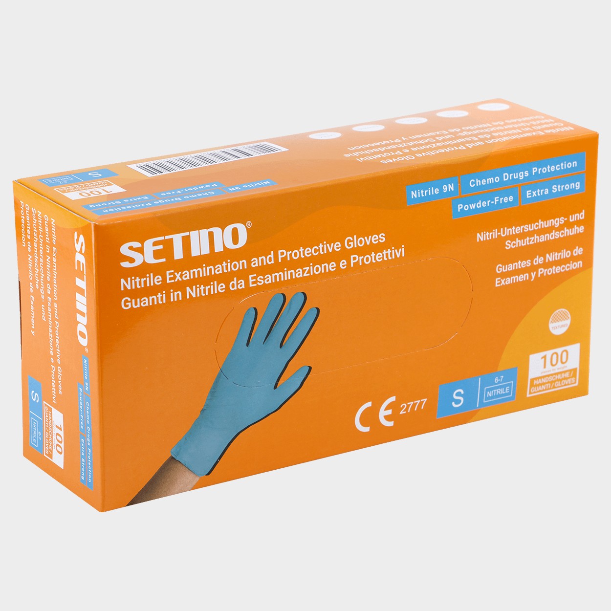 Еднократни ръкавици от нитрил SETINO NITRILE BLUE 9N