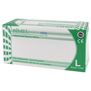 Еднократни ръкавици от винил BIMEL VINYL PF - 100 бр.