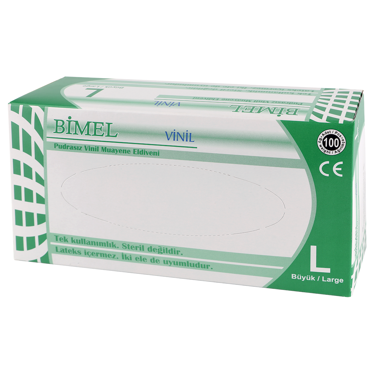 Еднократни ръкавици от винил BIMEL VINYL PF - 100 бр.