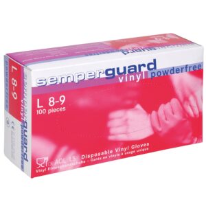 Еднократни ръкавици от винил SEMPERGUARD VINYL - L